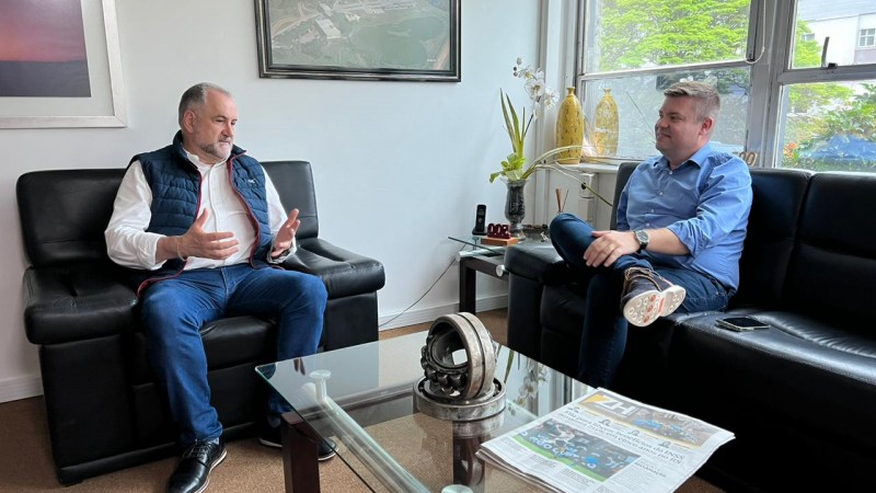 Visita do Prefeito de Restinga Sêca