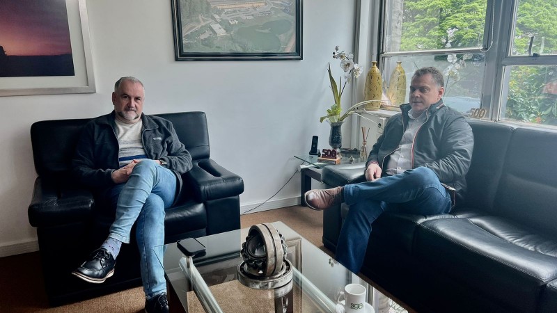 Ex-Prefeito de Nova Araçá visitou a CRM